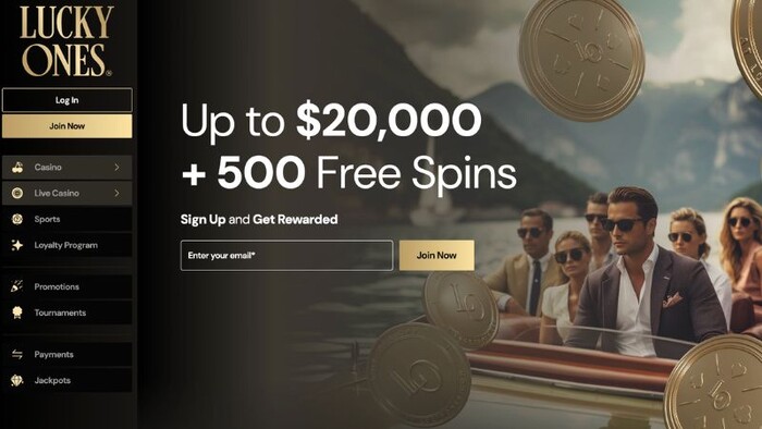 Lucky Ones Casino screenshot